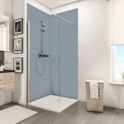 Schulte ExpressPlus DecoDesign Duschrückwand Set Ecke Dekor Hellgrau -Badezimmer Zu Hause 060991064302 2053 064302 1