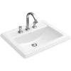 Villeroy & Boch Einbauwaschbcken Hommage 63 Cm X 52,5 Cm Weiß Alpin CeramicPlus -Badezimmer Zu Hause 17501 4123 8354472 print 1