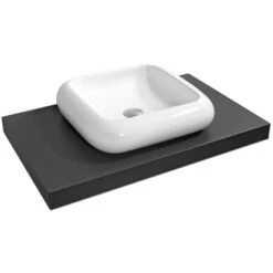 Aufsatzwaschbecken Lobos 46 X 46 Cm -Badezimmer Zu Hause 2137 Aufsatzwaschbecken 4