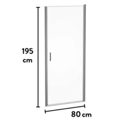 Baliv Dusch-Schwingtür DUK-80.60T 80 Cm X 195 Cm Chrom 23 Baliv Dusch-Schwingtür DUK-80.60T 80 Cm X 195 Cm Chrom -Badezimmer Zu Hause 250312111055 VM01 190221 L
