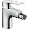 Hansgrohe Einhebel-Bidetmischer Logis E Mit Zugstangen-Ablaufgarnitur Chrom -Badezimmer Zu Hause 310905 2744 1