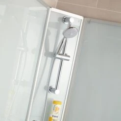 Schulte Komplettduschkabine Korfu II Alu-Natur Hellgrün 89x89x202 Cm -Badezimmer Zu Hause 32020 2053 4060991009983 8 1