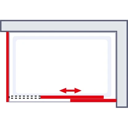 Schulte ExpressPlus Schiebetür MasterClass Mit Seitenwand Chromoptik 90x140cm 6 Schulte ExpressPlus Schiebetür MasterClass Mit Seitenwand Chromoptik 90x140cm – Bild 4