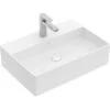 Villeroy & Boch Aufsatzwaschbecken Memento 2.0 Überlauf 50x42 Cm Stone White C+ -Badezimmer Zu Hause 3 4A0761 33500965 680600 1 1