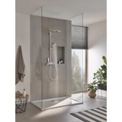 Grohe QuickFix Duschsystem Vitalio 310 Mit Thermostatbatterie Für Die Wandmont. -Badezimmer Zu Hause 4005176647659 26401001 5