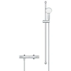 Grohe QuickFix Thermostat-Brausebatterie 1/2" Mit Brausegarnitur 900mm -Badezimmer Zu Hause 4005176684425 3