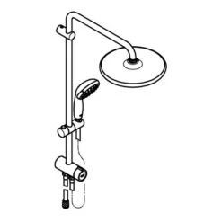 Grohe QuickFix Duschsystem Vitalio Start 250 Flex Mit Umstellung -Badezimmer Zu Hause 4005176782176 4520 AI 01