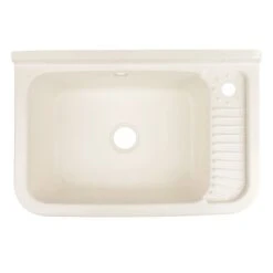 Sanitop-Wingenroth Ausgussbecken 50 Cm Kunststoff -Badezimmer Zu Hause 4006596042147 042147 13