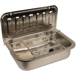 Sanitop-Wingenroth Ausgussbecken Edelstahl 50 Cm Chrom