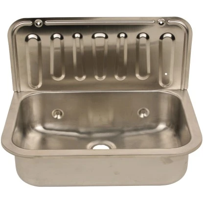 Sanitop-Wingenroth Ausgussbecken Edelstahl 50 Cm Chrom 5 Sanitop-Wingenroth Ausgussbecken Edelstahl 50 Cm Chrom – Bild 3