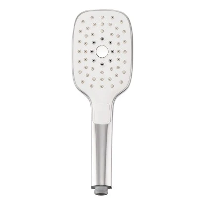 AquaSu Handbrause Larus Mit 3 Strahlarten Chrom-Weiß 3 AquaSu Handbrause Larus Mit 3 Strahlarten Chrom-Weiß