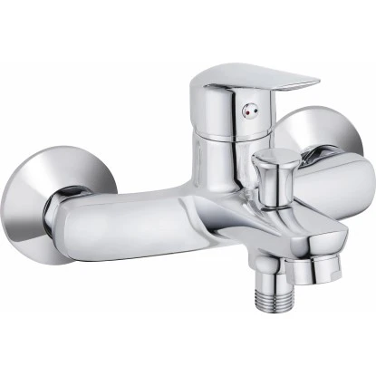 Einhebel-Wannenarmatur Maja Verchromt 3 Einhebel-Wannenarmatur Maja Verchromt