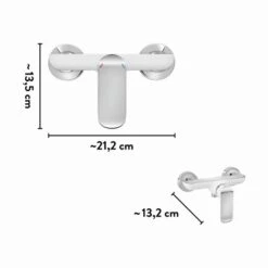 Baliv Duscharmatur DU-5070 Weiß-Chrom 13 Baliv Duscharmatur DU-5070 Weiß-Chrom -Badezimmer Zu Hause 4007874111760 VM01 260521