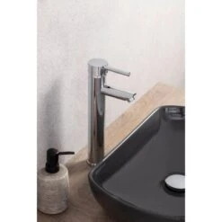 Fackelmann Stand-Armatur New York Chrom Glanz -Badezimmer Zu Hause 4008033862196 3254 04