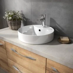 Pelipal Keramik-Aufsatzbecken Serie 4035 Weiß 40 Cm -Badezimmer Zu Hause 4017026154668 2467 1