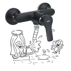 Baliv Duscharmatur DU-5750 Schwarz 9 Baliv Duscharmatur DU-5750 Schwarz -Badezimmer Zu Hause 4048122122589 S03 171220 L