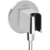 Hansgrohe Wandanschluss Mit Brausehalter FixFit S 2 Hansgrohe Wandanschluss Mit Brausehalter FixFit S -Badezimmer Zu Hause 4059625433249 2744 S 1