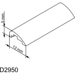 Schulte Wasserleiste Gerade Inkl. Endkappen MasterClass, Garant Und Sunny -Badezimmer Zu Hause 4060991015212 2053 6