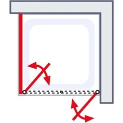 Schulte Pendeltür Alexa Style 2.0 Alu-Natur Glas Klar Hell 90x90x92 Cm 13 Schulte Pendeltür Alexa Style 2.0 Alu-Natur Glas Klar Hell 90x90x92 Cm -Badezimmer Zu Hause 4060991018725 2053 6