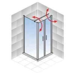 Schulte Alexa Style 2.0 Pendeltür Inklusive Seitenwand 90 X 80 X 192 Cm 11 Schulte Alexa Style 2.0 Pendeltür Inklusive Seitenwand 90 X 80 X 192 Cm -Badezimmer Zu Hause 4060991018787 5