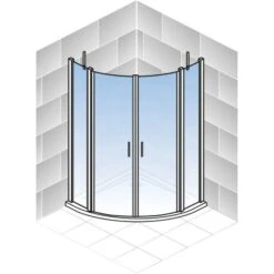 Schulte Runddusche Alexa Style 2.0 Echtglas 4-tlg. Alu-Natur 90 Cm X 90 Cm 8 Schulte Runddusche Alexa Style 2.0 Echtglas 4-tlg. Alu-Natur 90 Cm X 90 Cm -Badezimmer Zu Hause 4060991019685 2053 5