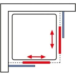 Schulte ExpressPlus Eckeinstieg Sunny Sicherheitsglas Chromoptik 190x80cm 16 Schulte ExpressPlus Eckeinstieg Sunny Sicherheitsglas Chromoptik 190x80cm -Badezimmer Zu Hause 4060991050411 2053 6