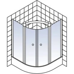 Schulte ExpressPlus Runddusche Garant Mit Duschwanne Alu Natur 200x90x90cm 17 Schulte ExpressPlus Runddusche Garant Mit Duschwanne Alu Natur 200x90x90cm -Badezimmer Zu Hause 4060991055966 2053 5