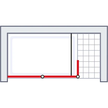 Schulte Alexa Style 2.0 Duschwand Walk In Loft 2-tlg BlackStyle 120 X 30 X 200cm 6 Schulte Alexa Style 2.0 Duschwand Walk In Loft 2-tlg BlackStyle 120 X 30 X 200cm – Bild 4
