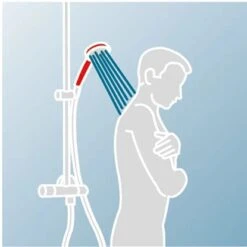 Schulte ExpressPlus Duschsystem Rain III Modern Mit Ablage -Badezimmer Zu Hause 4060991058783 2053 9