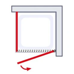 Schulte Sunny Drehtür Mit Verkürzter Seitenwand Echtglas Klar Alpinweiß 15 Schulte Sunny Drehtür Mit Verkürzter Seitenwand Echtglas Klar Alpinweiß -Badezimmer Zu Hause 4060991064180 5