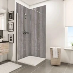 Schulte ExpressPlus DecoDesign Duschrückwand Dekor Stein Beton 255 X 100 Cm -Badezimmer Zu Hause 4060991067945 Bild03