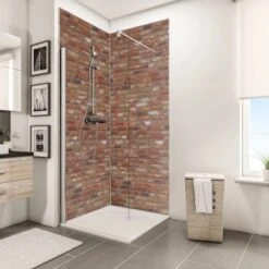 Schulte ExpressPlus DecoDesign Duschrückwand Dekor Klinker 255x100cm -Badezimmer Zu Hause 4060991068003 Bild03