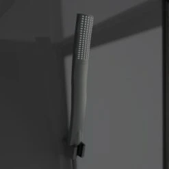 Schulte ExpressPlus Komplettdusche-Schiebetür Bali Mattschwarz 215 Cm X 115 Cm -Badezimmer Zu Hause 4060991074998 2053 CU 04