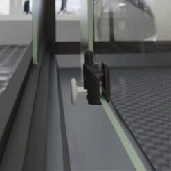 Schulte ExpressPlus Komplettdusche-Schiebetür Bali Mattschwarz 215 Cm X 115 Cm -Badezimmer Zu Hause 4060991074998 2053 CU 07