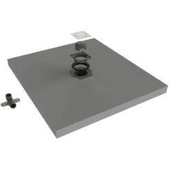 ESS Easy Drain Duschboard Aqua Brillant 120 X 110 Cm Komplettset -Badezimmer Zu Hause 4855755 1709 b3