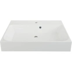 Badezimmer Zu Hause 24 AquaSu CuVa Multifunktions-Waschbecken 60 Cm Weiß