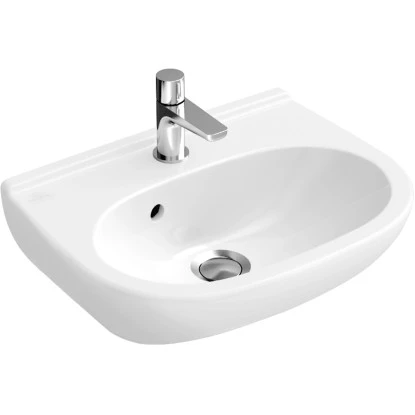 Villeroy & Boch Gäste-Waschbecken Compact O.Novo 45 Cm Weiß Ohne HL Mit ÜL CPlus 3 Villeroy & Boch Gäste-Waschbecken Compact O.Novo 45 Cm Weiß Ohne HL Mit ÜL CPlus