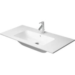Duravit Möbelwaschbecken ME 103 Cm Weiß Mit 1 Hahnloch