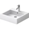 Duravit Waschbecken Vero 50 Cm Weiß Mit Überlauf + 1 Hahnloch -Badezimmer Zu Hause 517512 454500000 2438 1