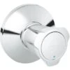 Grohe UP-Ventil Oberbau Costa Chrom Markierung Blau Mit Schubrosette -Badezimmer Zu Hause 518007 4520 19854001