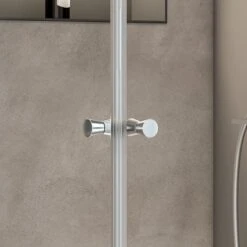 Schulte Eckeinstieg Mit Schiebetüren Sunny 180 Cm X 75-90 Cm Silber Klarglas -Badezimmer Zu Hause 5777008 CU 01 1