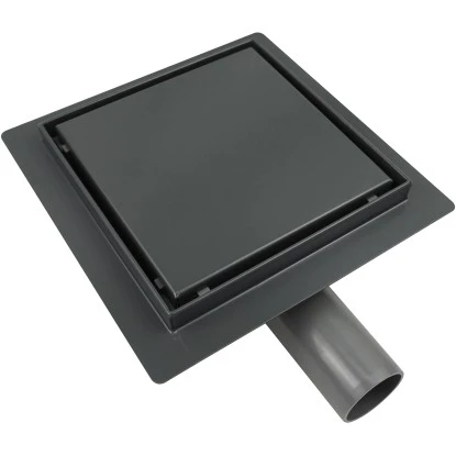 VerosanPro Duschrinne-Bodenablauf Nakia Quadratisch Matt Dunkelgrau 20 X 20 Cm 3 VerosanPro Duschrinne-Bodenablauf Nakia Quadratisch Matt Dunkelgrau 20 X 20 Cm