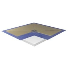 Bodenebenes Verfliesbares Duschelement Rechteckig Senkrechter Abl. 90 X 90 Cm -Badezimmer Zu Hause 6748172