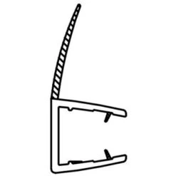 Dichtleiste Für Duschkabinen 2er-Set 8 Mm Glasstärke 16 Dichtleiste Für Duschkabinen 2er-Set 8 Mm Glasstärke -Badezimmer Zu Hause 702407 4633 5