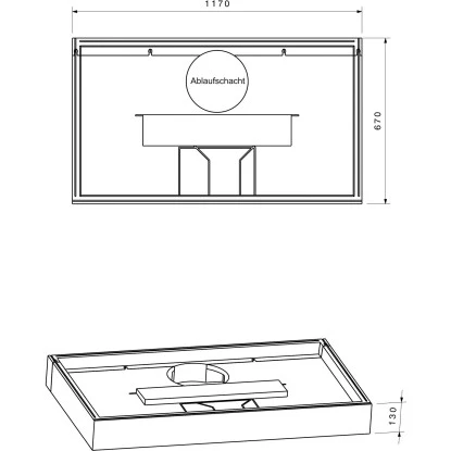 Duschwannenträger Für Ottofond Maui R 120 Cm X 70 Cm 3 Duschwannenträger Für Ottofond Maui R 120 Cm X 70 Cm – Bild 2