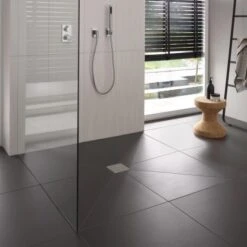 Bodenebenes Befliesbares Duschelement Indigno P Reno Mit Punktabl. 120 X 120 Cm -Badezimmer Zu Hause 766158 4034 50001713 3