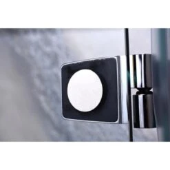 Sanotechnik Drehtür Symphony Anschlag Rechts 75 Cm X 195 Cm Klarglas -Badezimmer Zu Hause 776333 4633 3