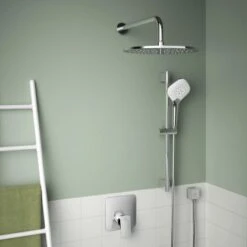 Ideal Standard Brauseschlauchanschluss Idealrain Atelier Chrom Eckig Aufputz -Badezimmer Zu Hause 887968 3049 11