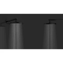 Wenko Regenduschkopf Ultimate Shower Schwarz/Grau Ø 25 Cm -Badezimmer Zu Hause 903630 1068 09