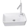 Duravit Aufsatzwaschbecken Starck 1 46 Cm Weiß Mit Armatureninsel -Badezimmer Zu Hause 92032 492033 2438 232246 1
